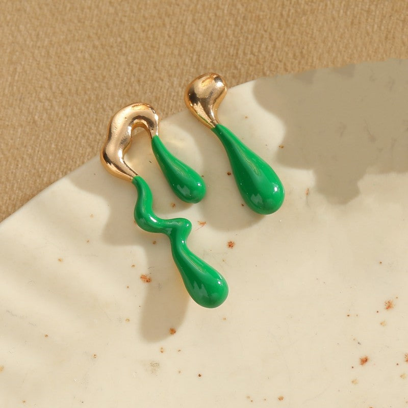 Artistic Retro Contrast Color New Jewelry Earrings For Women