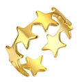 Small Star Adjustable Ring For Women Vintage Jewelry